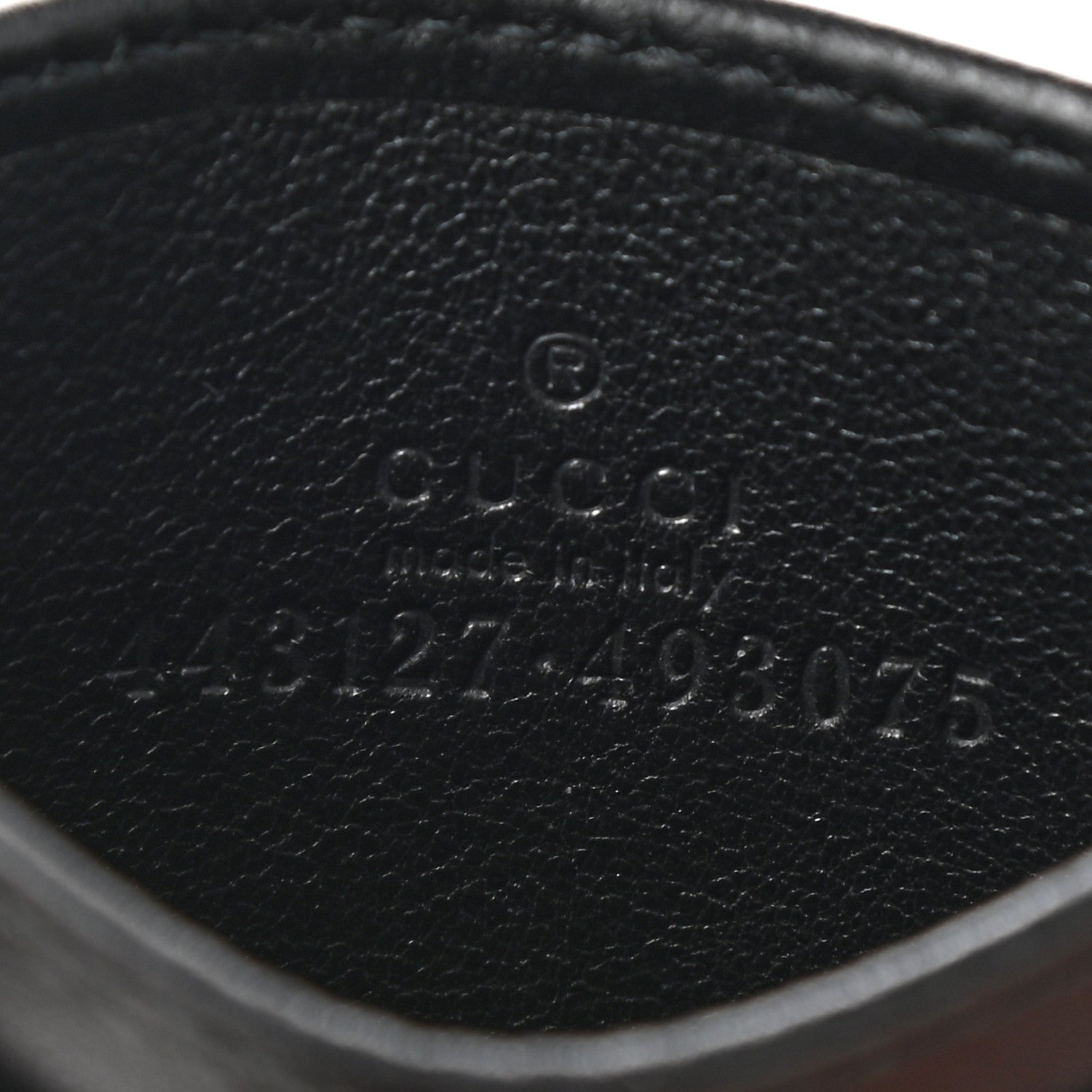 Gucci Calfskin Matelasse GG Marmont Card Holder Black 5 of 5