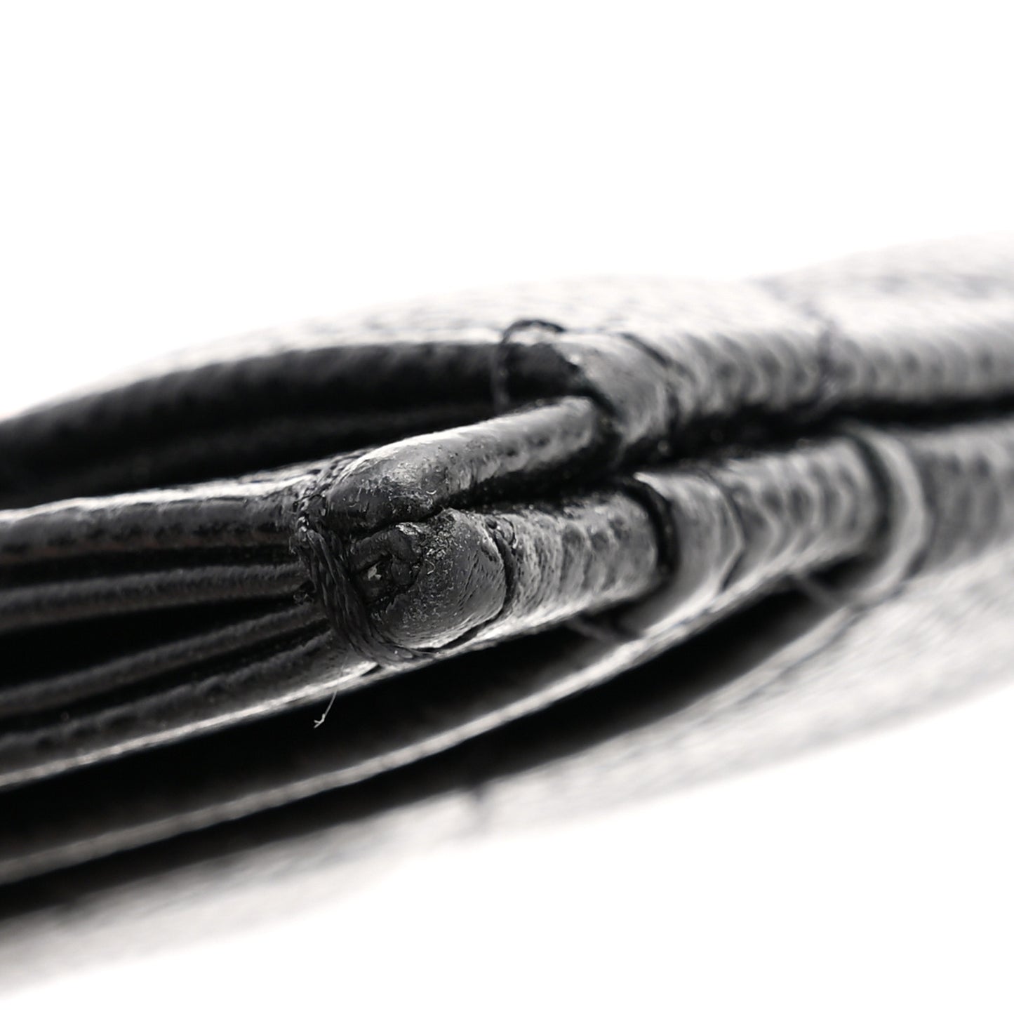 Caviar Quilted My Everything Card Holder Black