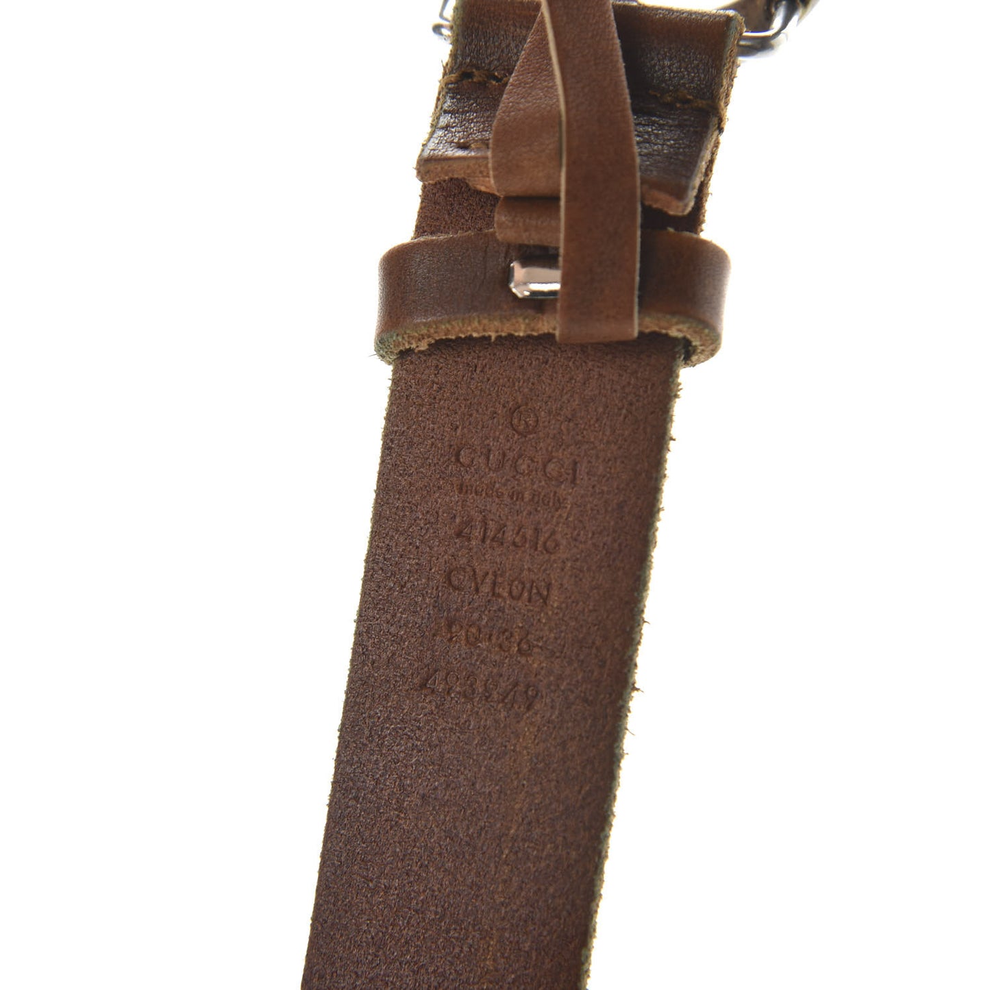 Cuoio Toscano Nickel Double Double G 30mm Belt 90 36 Cuir