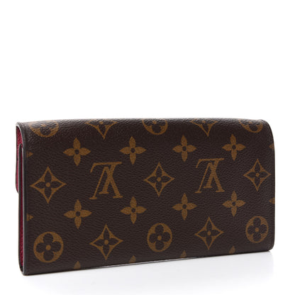 Louis Vuitton Monogram Emilie Wallet Fuchsia 3 of 6