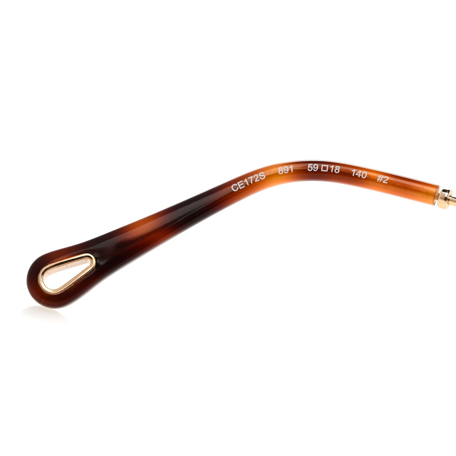 Chloe Square Sunglasses CE172S Gold Brown 5 of 7
