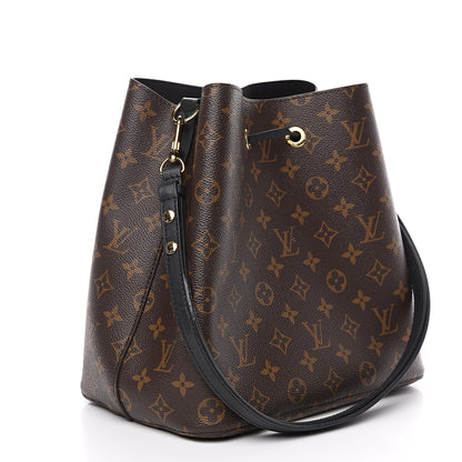 Louis Vuitton Monogram Neonoe MM Black 2 of 11