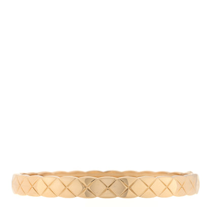 Chanel 18K Yellow Gold Coco Crush Bangle Bracelet S 1 of 3