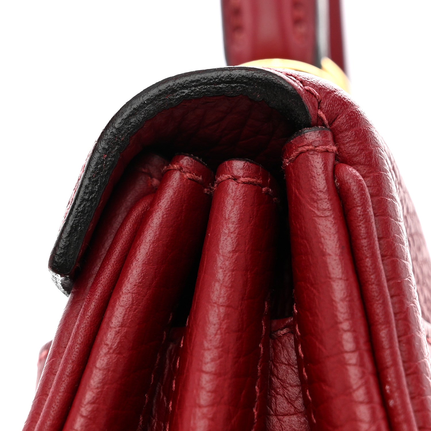 Hermes Taurillon Clemence Kelly Retourne 28 Rouge Grenat 13 of 14