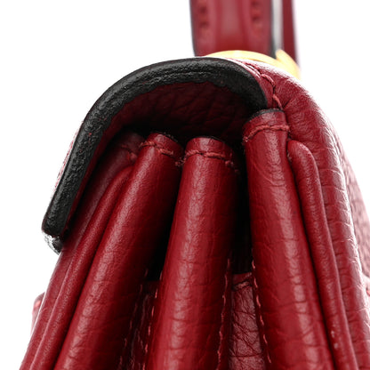 Hermes Taurillon Clemence Kelly Retourne 28 Rouge Grenat 13 of 14