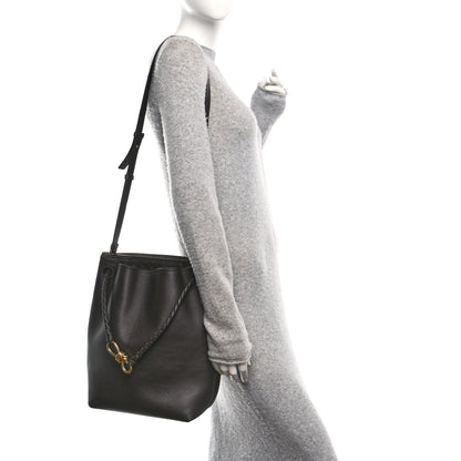 Bottega Veneta Silky Calfskin Vertical Andiamo Bucket Bag Fondant 2 of 10