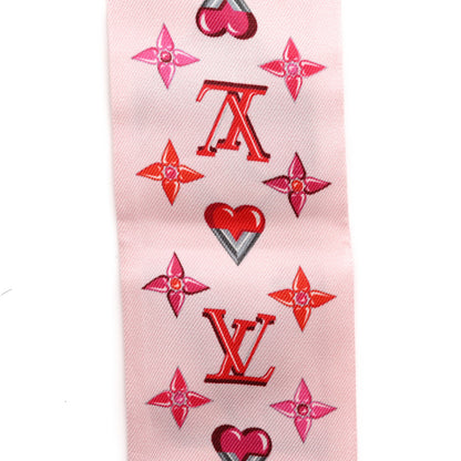 Louis Vuitton Silk Lucky Monogram BB Bandeau Rose Pop 4 of 4
