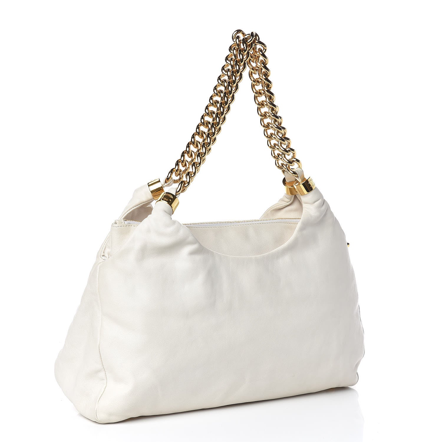 Chanel Calfskin Rodeo Drive Hobo White 3 of 11
