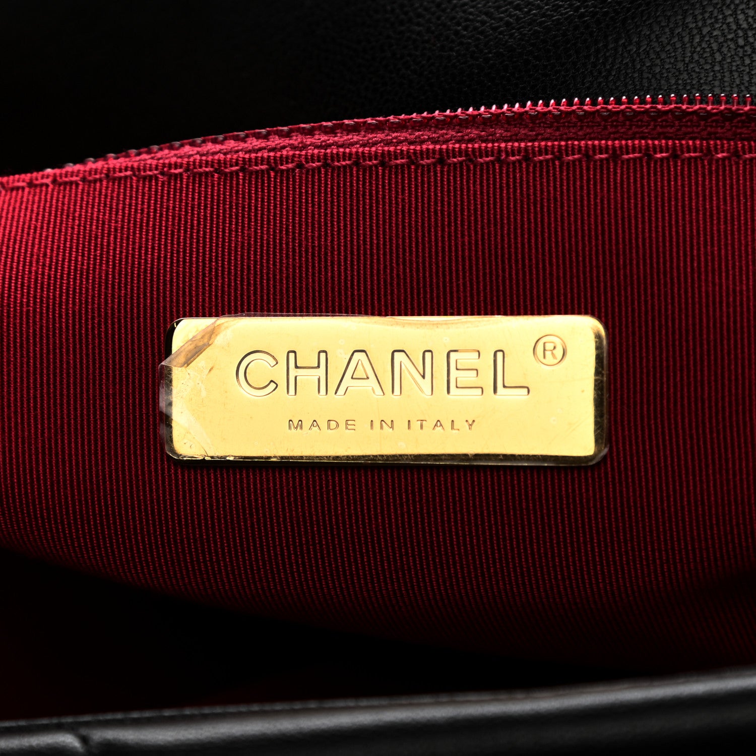 Chanel Goatskin Quilted Maxi Chanel 19 Flap Black 5 of 9