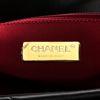 Chanel Goatskin Quilted Maxi Chanel 19 Flap Black 5 of 9