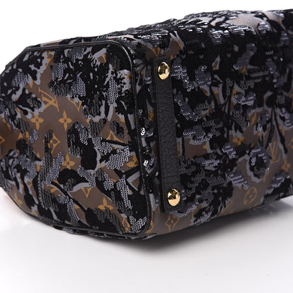 Louis Vuitton Monogram Fleur De Jais Sequins Speedy 30 7 of 8
