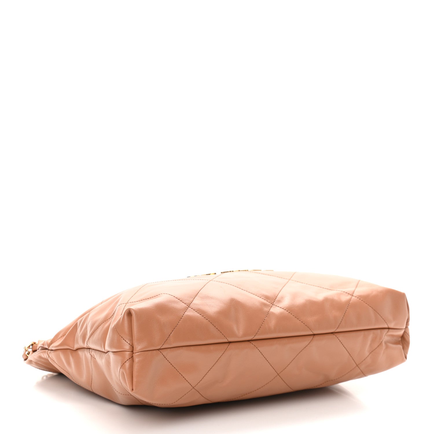 Chanel Shiny Calfskin Quilted Chanel 22 Camel 5 of 11