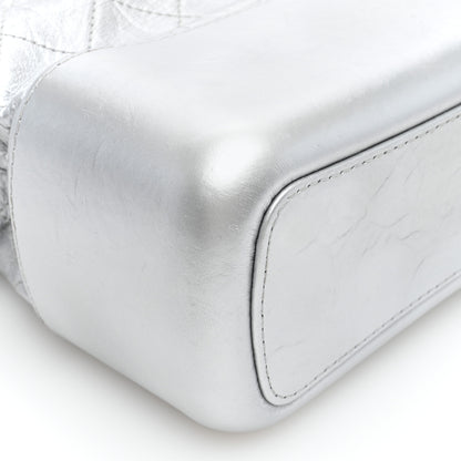 Chanel Metallic Aged Calfskin Quilted Medium Gabrielle Silver 9 of 10