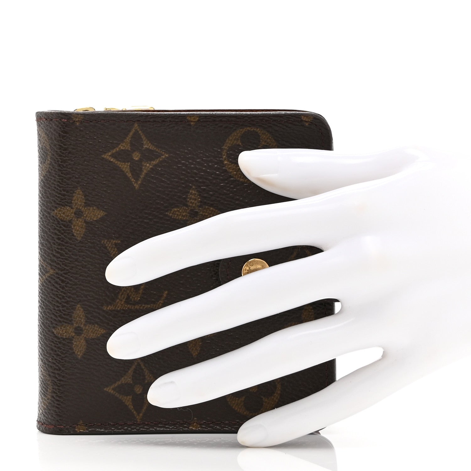 Louis Vuitton Monogram Compact Zippe Zipped Wallet 2 of 8