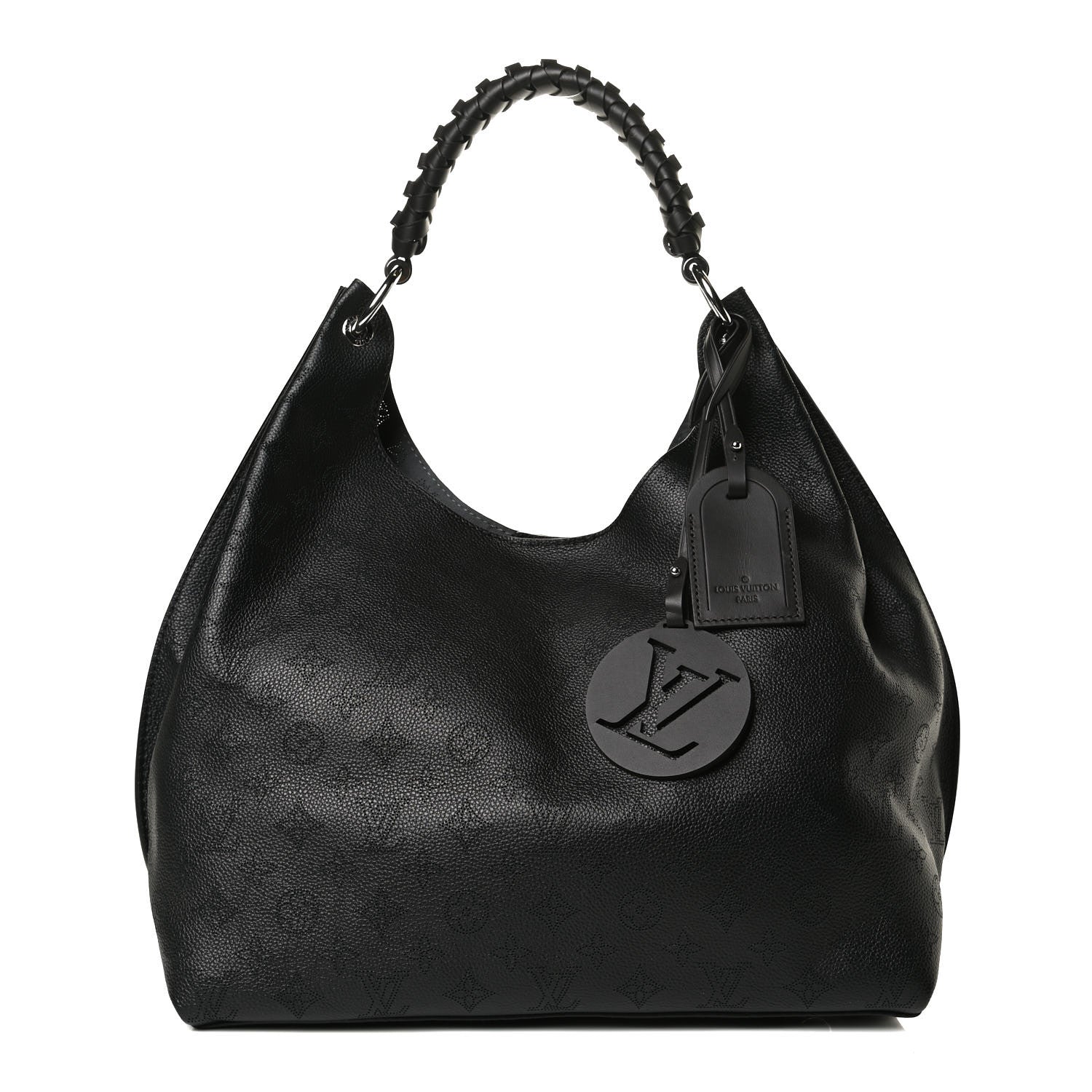 Louis Vuitton Mahina Carmel Hobo Black 1 of 13