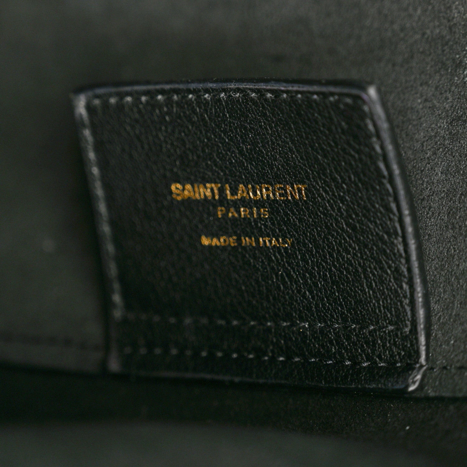 Saint Laurent Calfskin Large Shopping Tote Black 7 of 12
