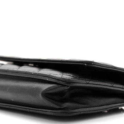 Chanel Lambskin Quilted Wallet On Chain WOC Black 11 of 11
