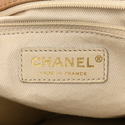 Chanel Glazed Calfskin Quilted Medium Bubble CC Flap Beige 6 of 11
