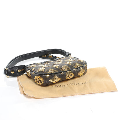Louis Vuitton Monogram Sequins Eclipse Mini Pochette Gold 4 of 7