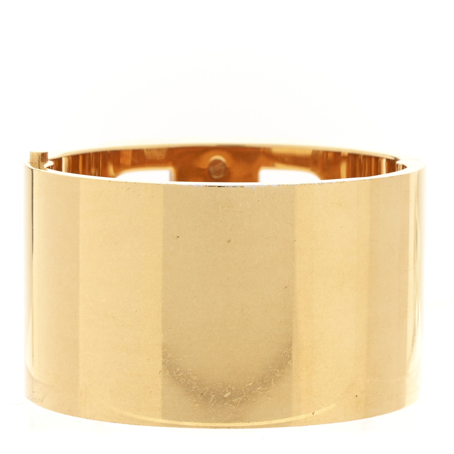 Metal Crystal BB Cuff Bracelet S Gold