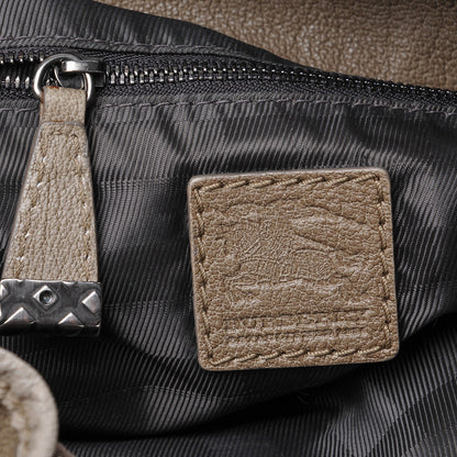Burberry Grainy Calfskin Chain Hobo Taupe 7 of 18