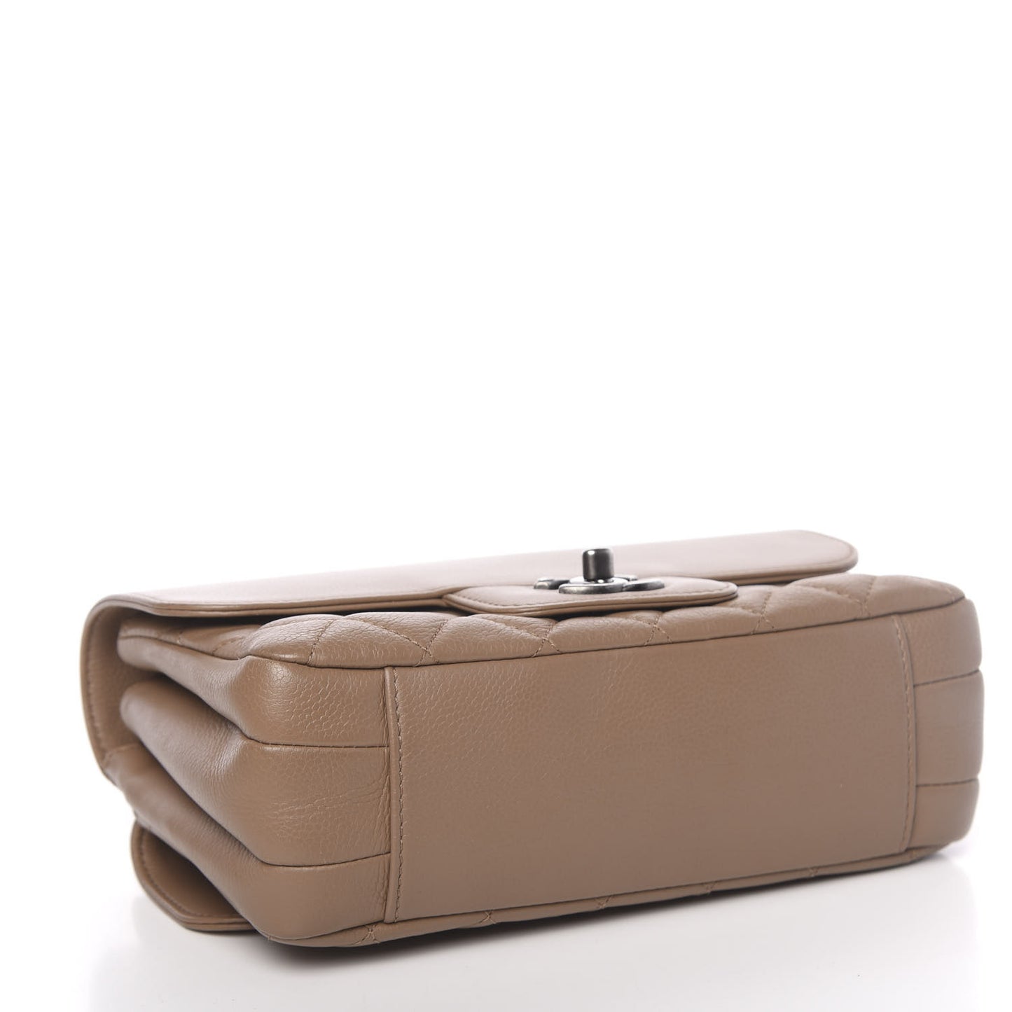 Caviar All About Flap Bag Beige