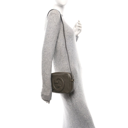 Gucci Sakai Be Green Calfskin Diagonal Stitched Small Blondie Shoulder Bag Craclet Brown 2 of 10