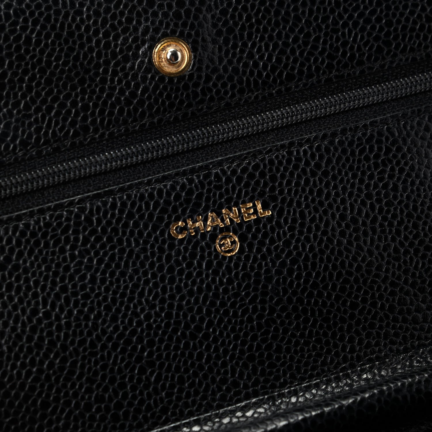 Chanel Caviar Quilted Wallet On Chain WOC Black 8 of 10