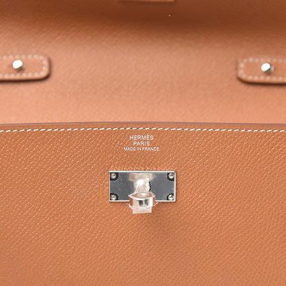 Hermes Epsom Kelly Wallet To Go Gold 6 of 11