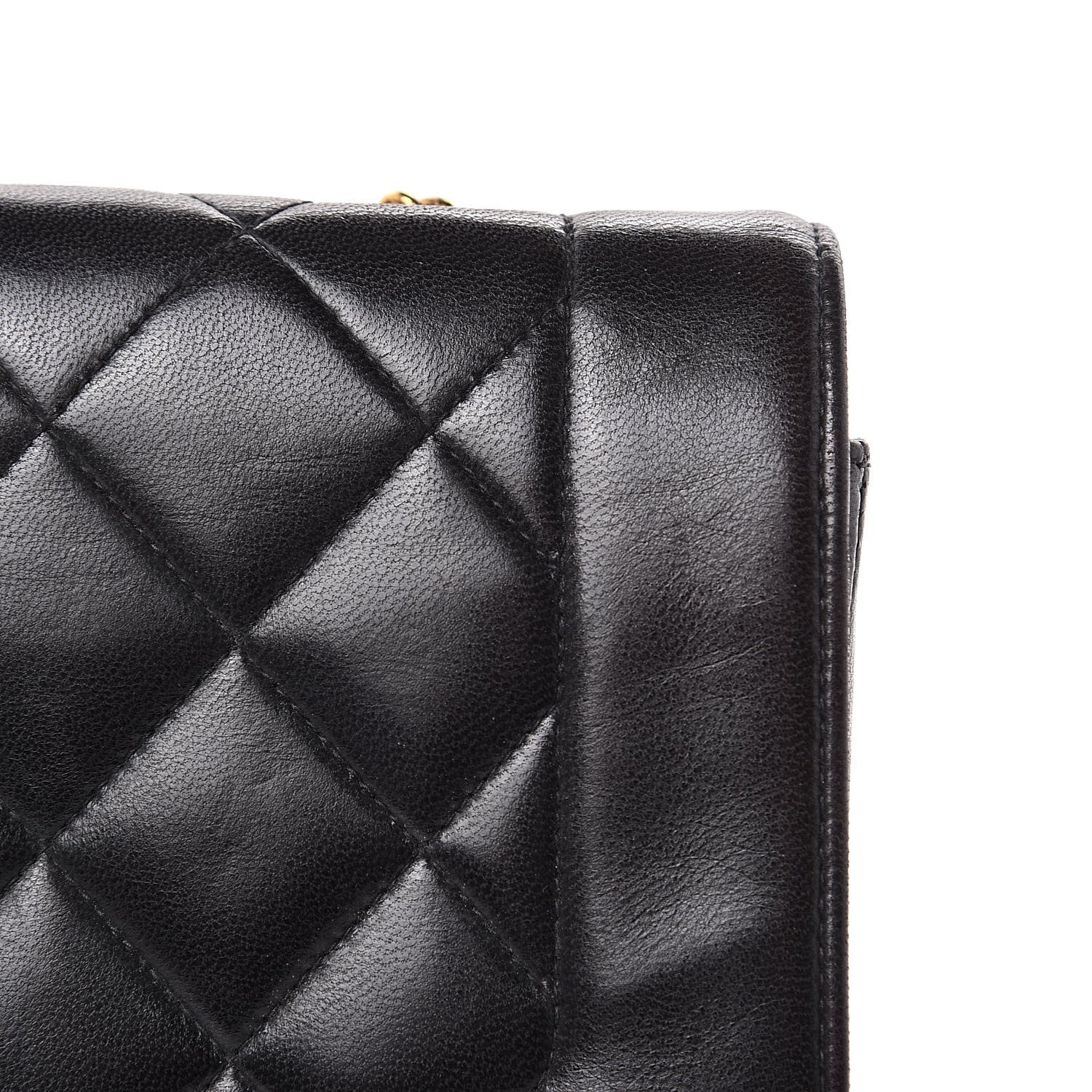 Chanel Lambskin Quilted Medium Single Flap Black 14 of 18