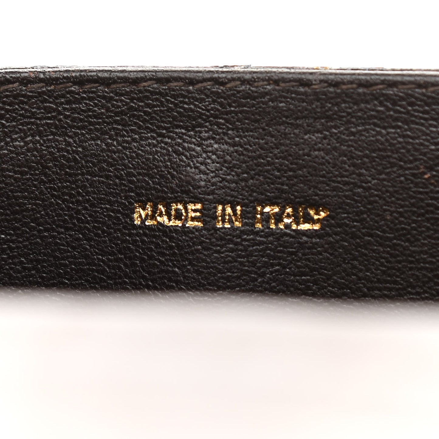 Alligator Small Single Flap Dark Brown