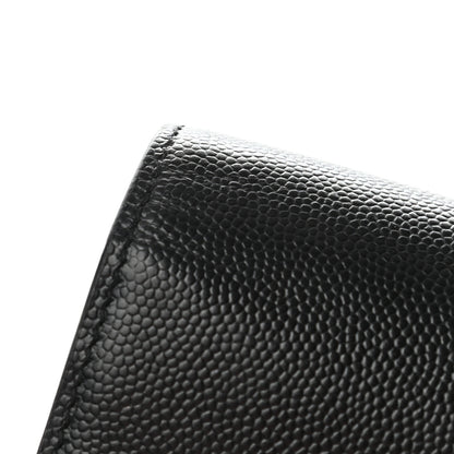 Saint Laurent Grain De Poudre Classic Monogram Kate Clutch Black 6 of 13