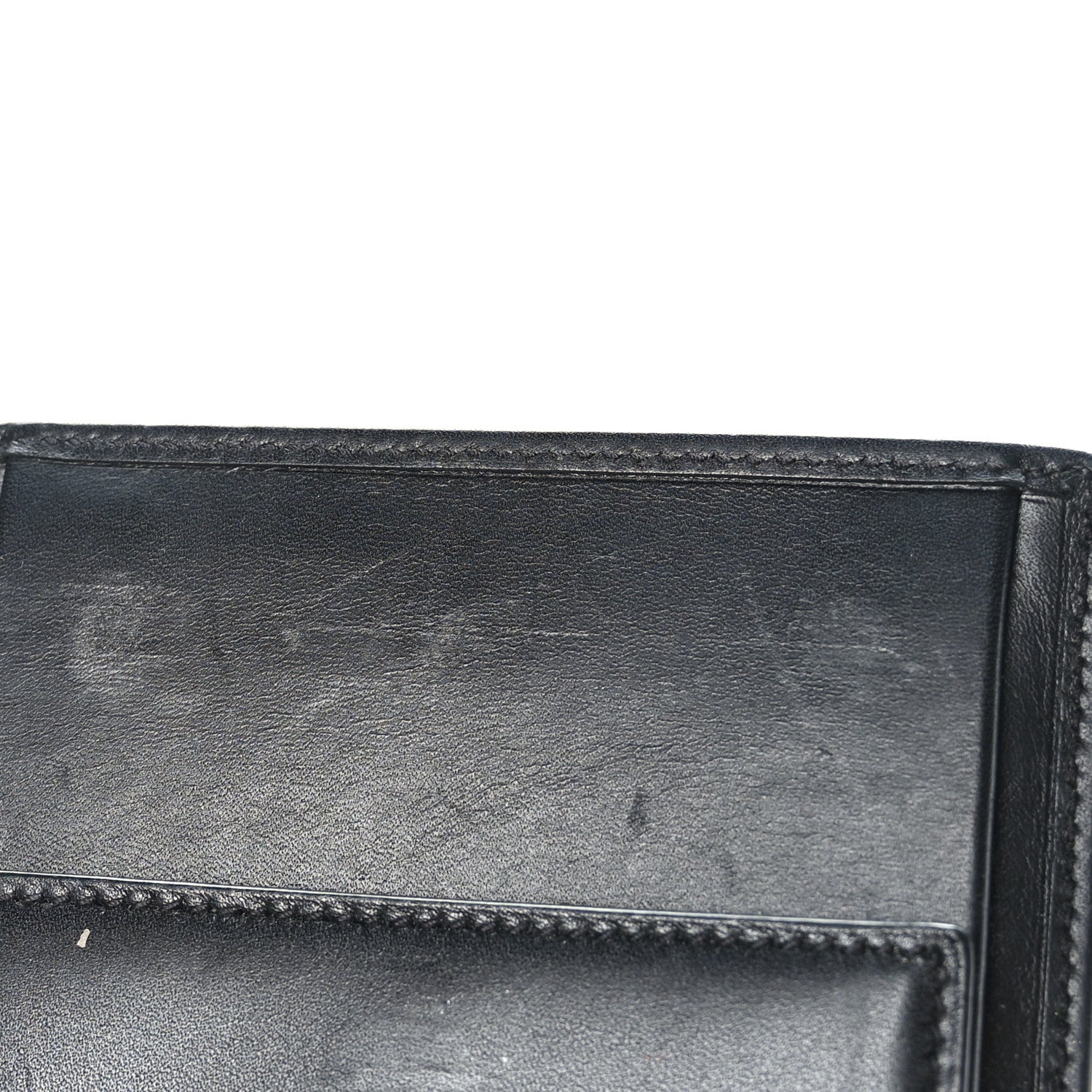 Saint Laurent Lambskin Matelasse Chevron Small Monogram Wallet Black 5 of 7