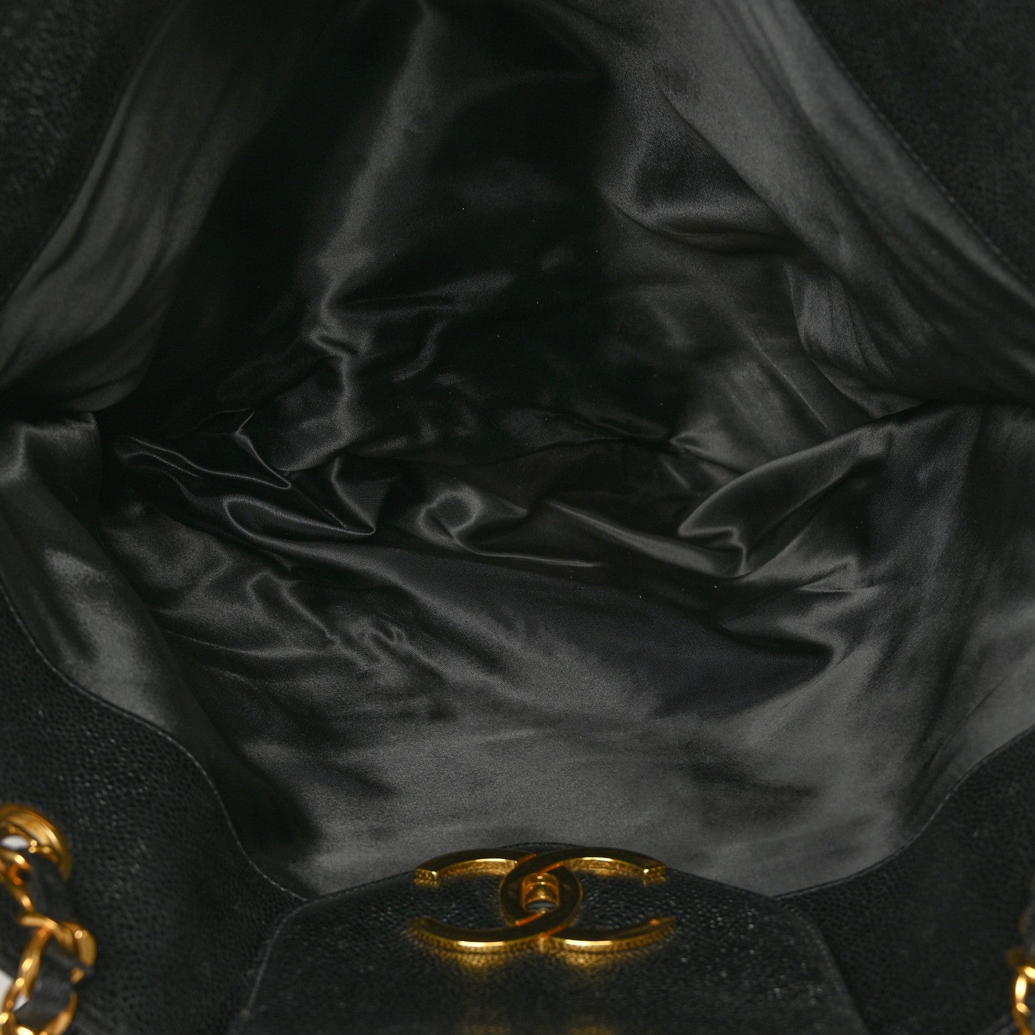 Chanel Caviar XL Weekender Bag Black 5 of 9