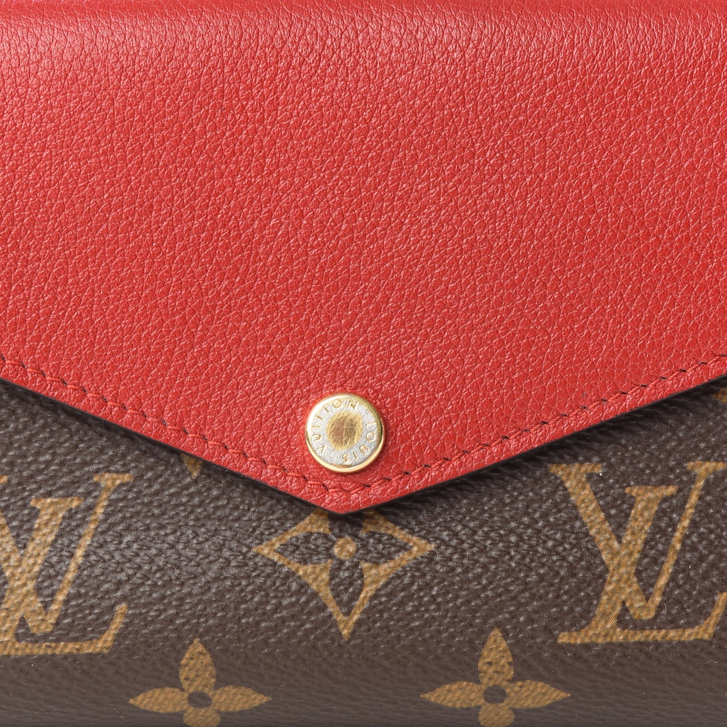 Monogram Pallas Compact Wallet Cherry