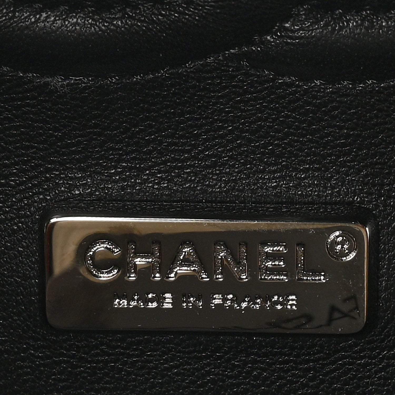 Chanel Lambskin Quilted Beaded Medium Double Flap Black 6 of 11