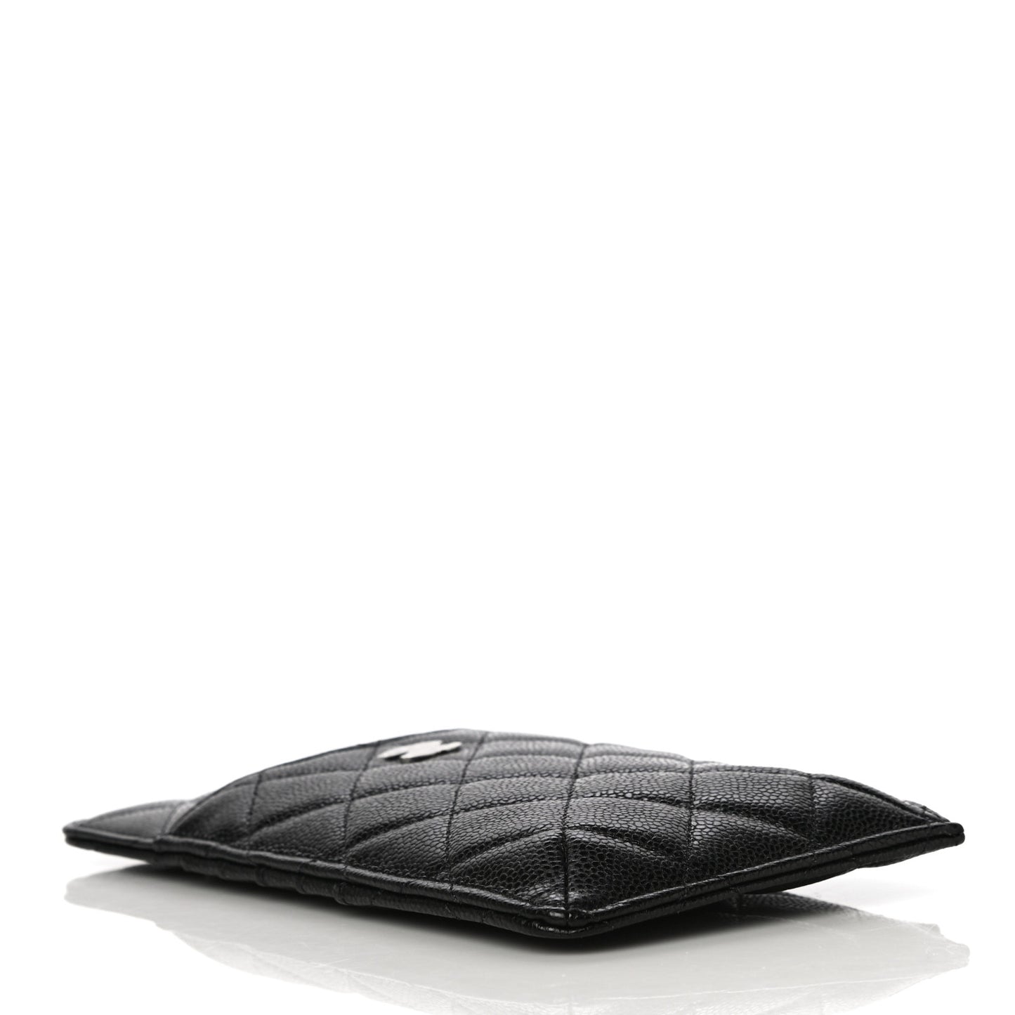 Caviar Quilted Classic iPhone Pouch Black
