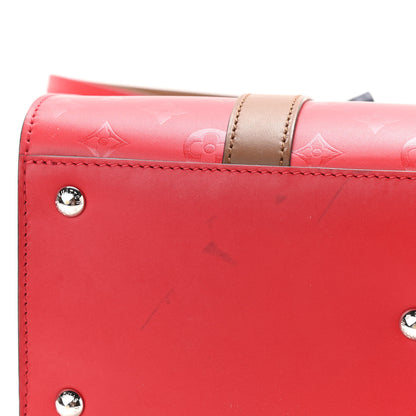 Louis Vuitton Monogram Cuir Plume Very Tote MM Rubis Noisette 10 of 11