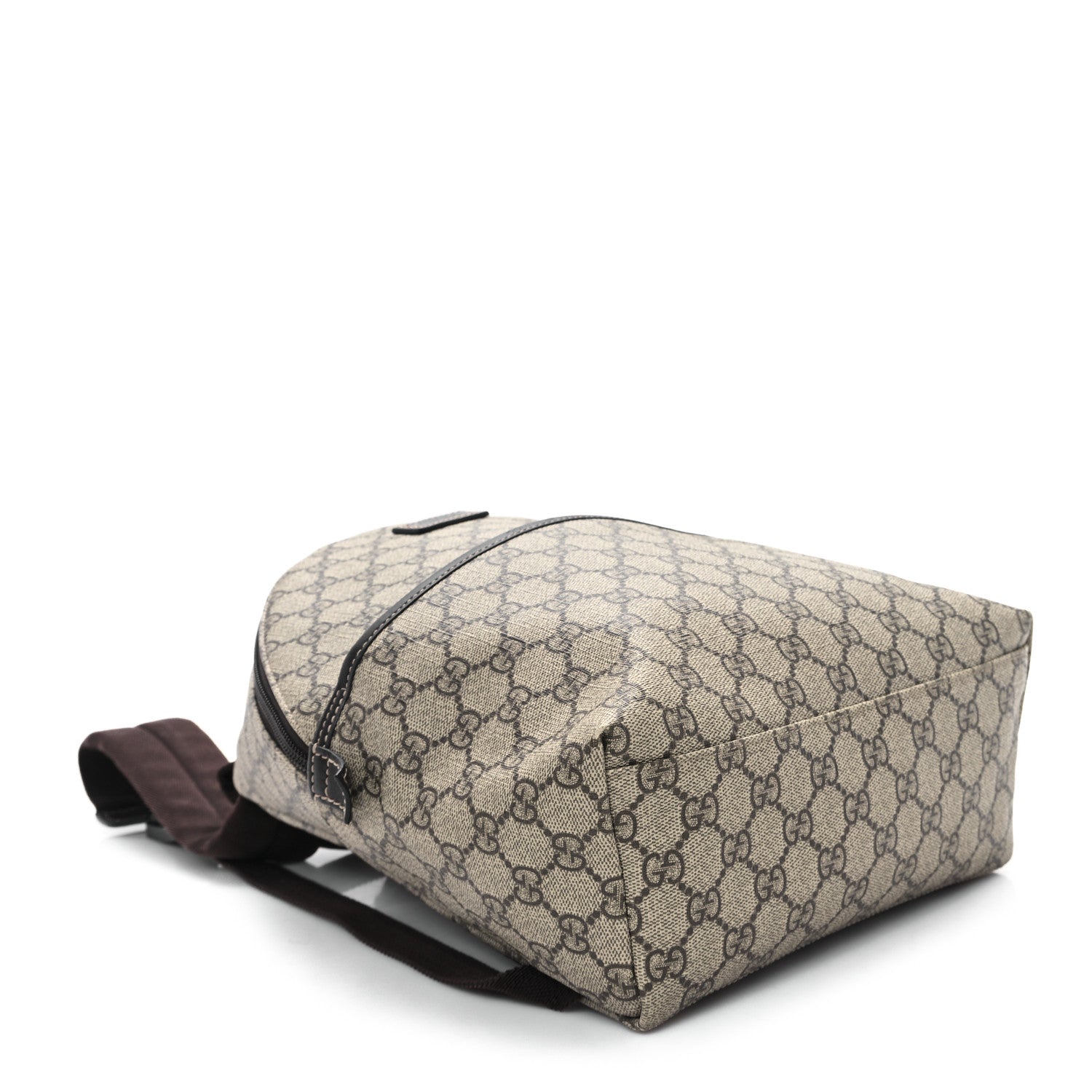 Gucci GG Supreme Monogram Margaux Calfskin Childrens Day Backpack Beige Ebony Cocoa Dark Chocolate 4 of 11