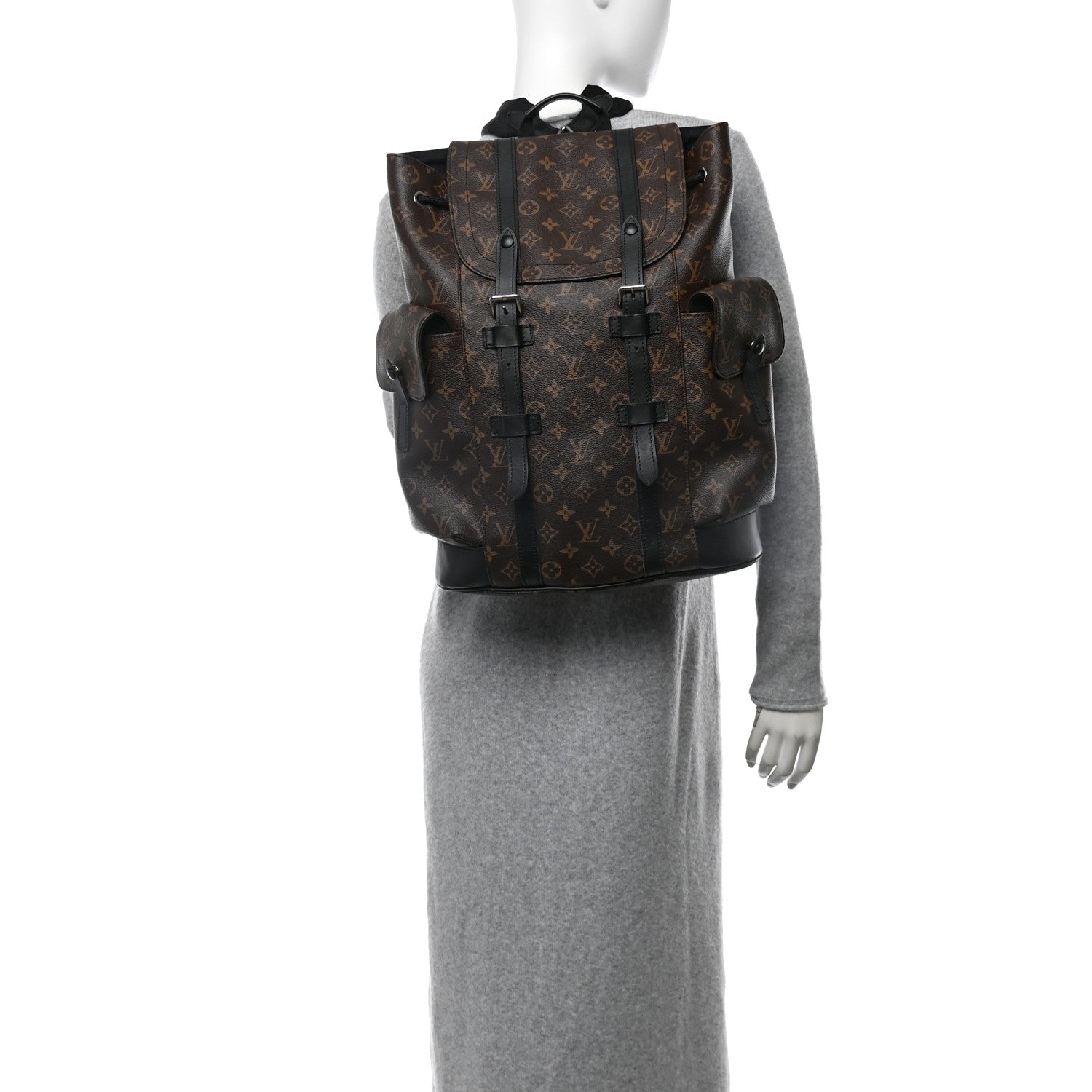 Louis Vuitton Monogram Macassar Christopher PM Backpack 3 of 12