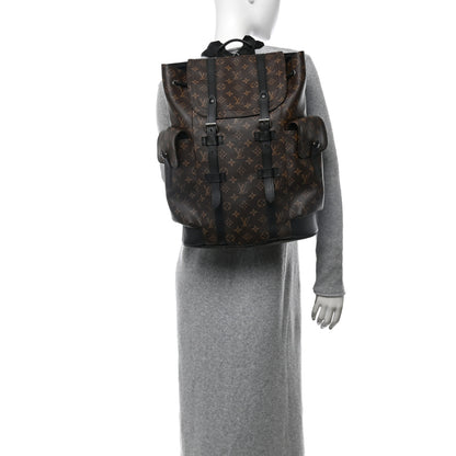 Louis Vuitton Monogram Macassar Christopher PM Backpack 3 of 12