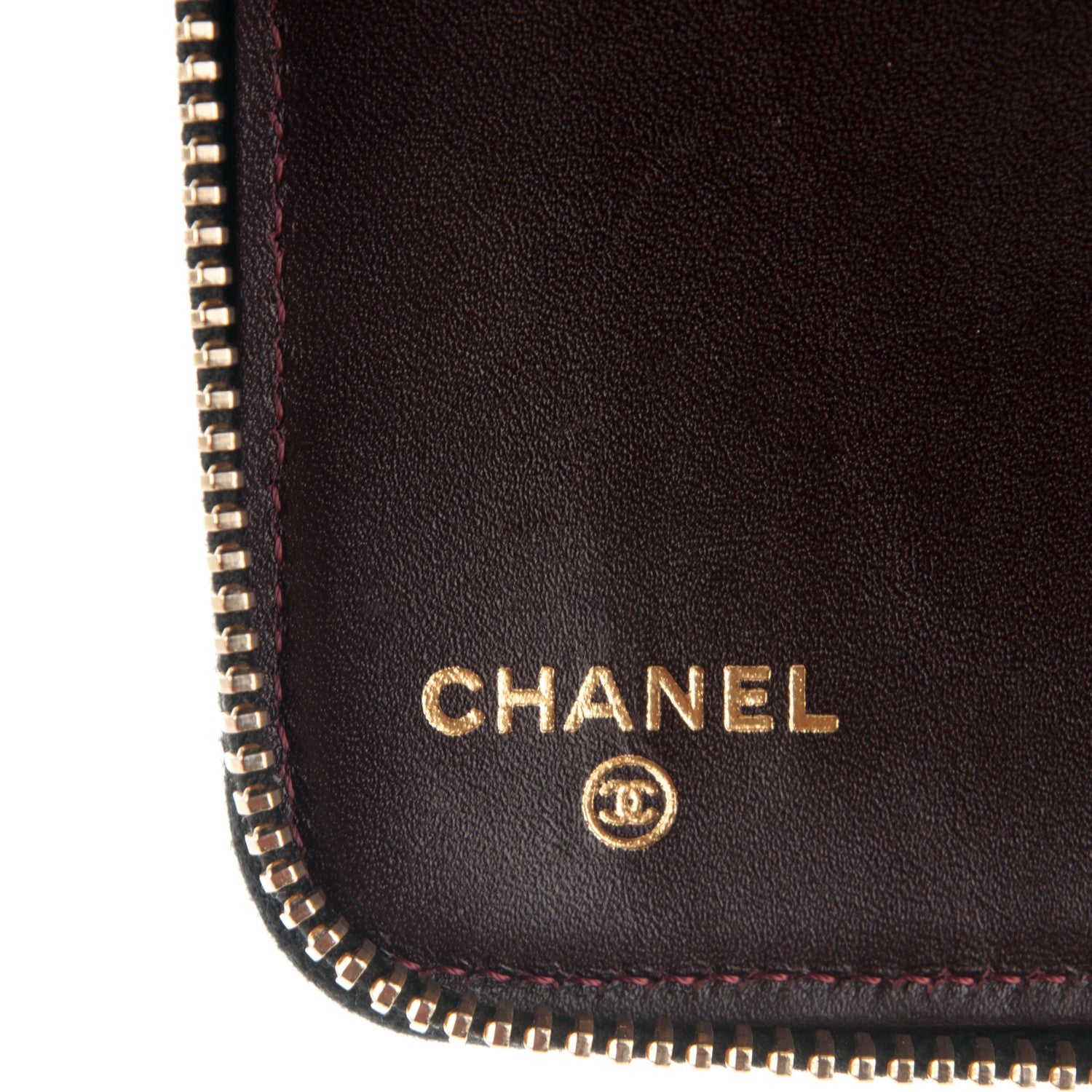 Chanel Caviar Quilted Large Zip Around Organizer Wallet Black 6 of 8