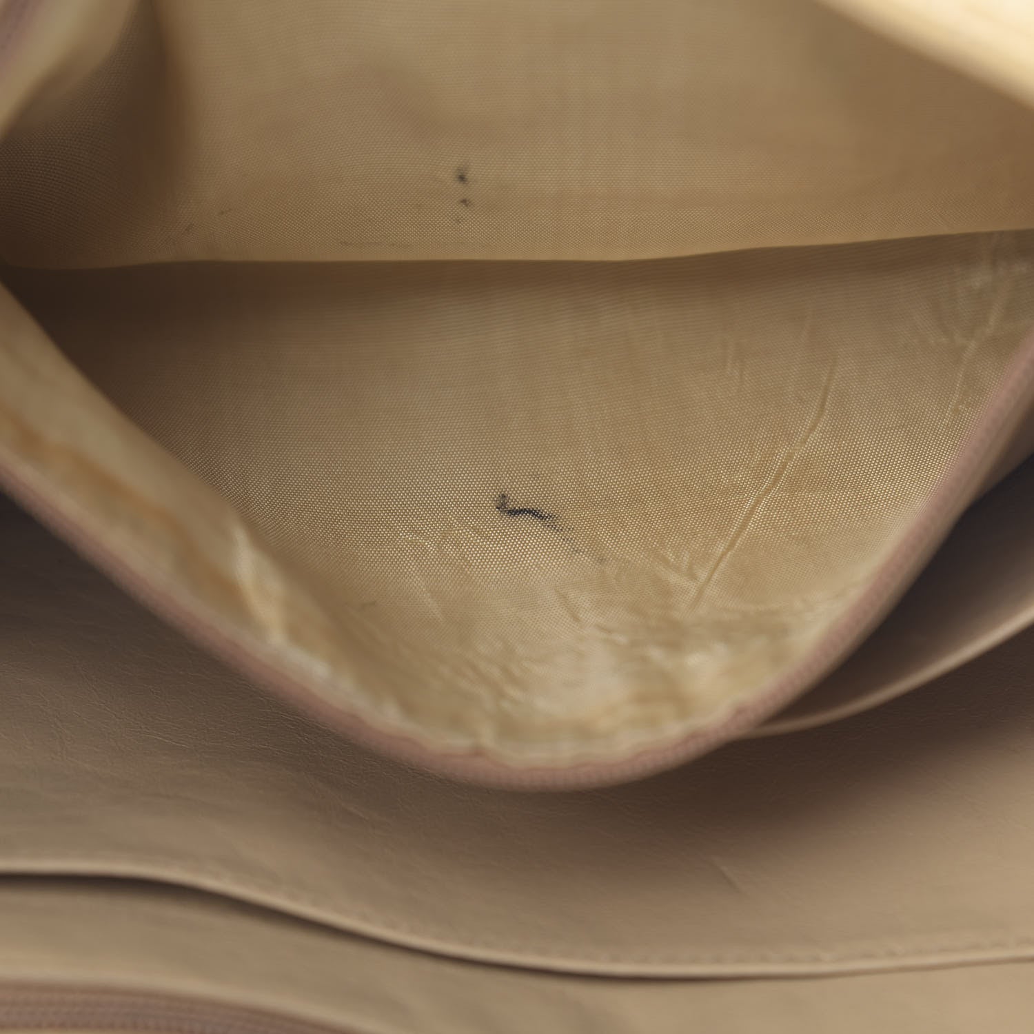 Chanel Lambskin Quilted Jumbo Single Flap Beige 17 of 27