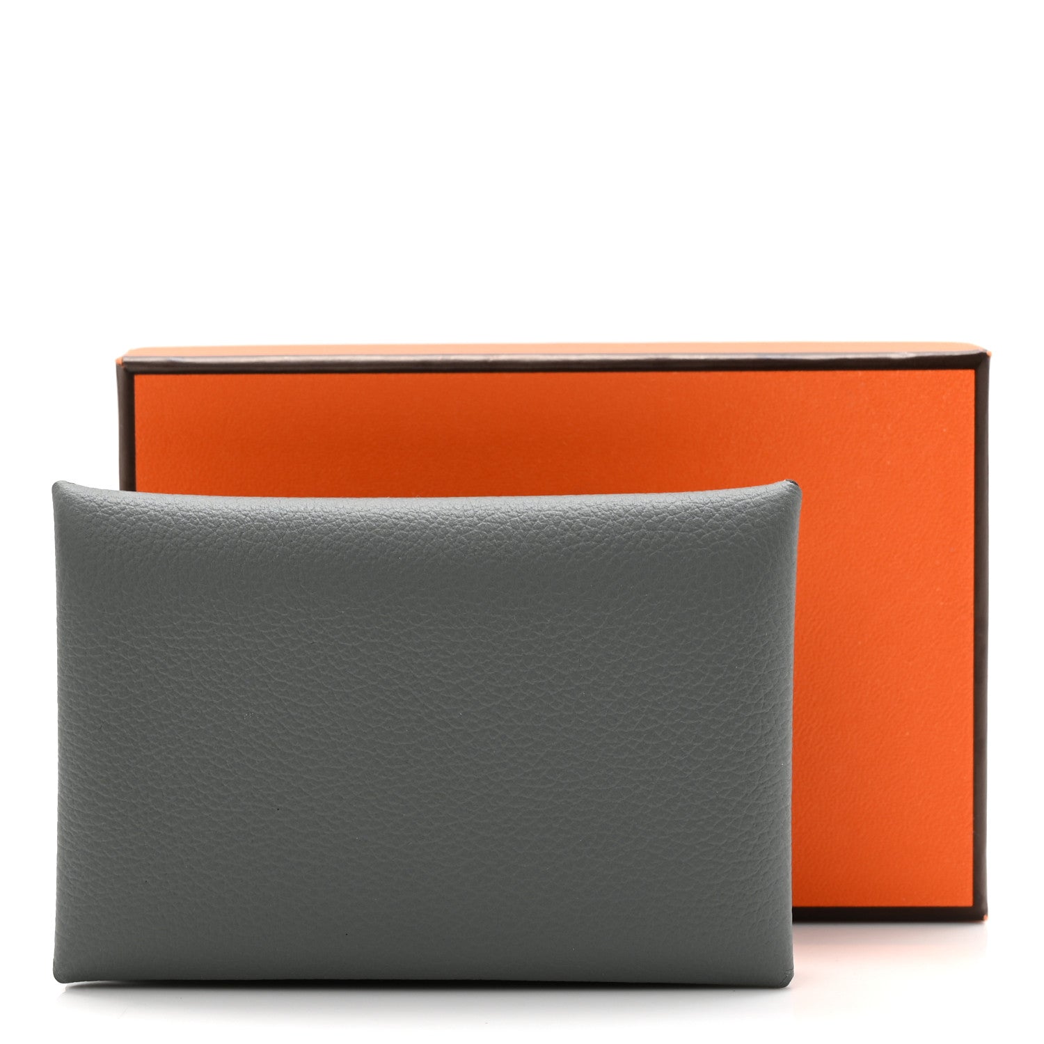 Hermes Evercolor Calvi Card Case Vert Amande 8 of 8