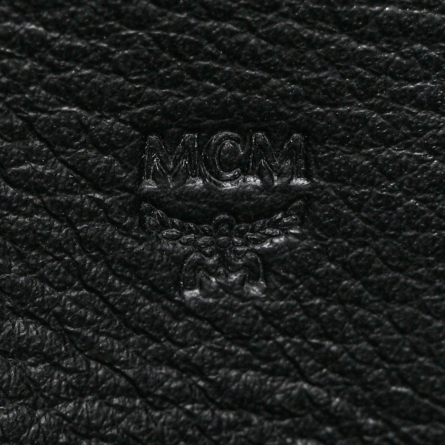 Calfskin Ottomar Monogram Large Aren Zip Wallet Black