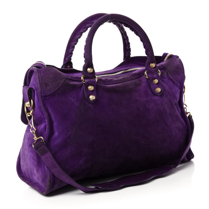 Balenciaga Baby Daim Suede Giant 12 Gold Hardware City Ultraviolet 3 of 15