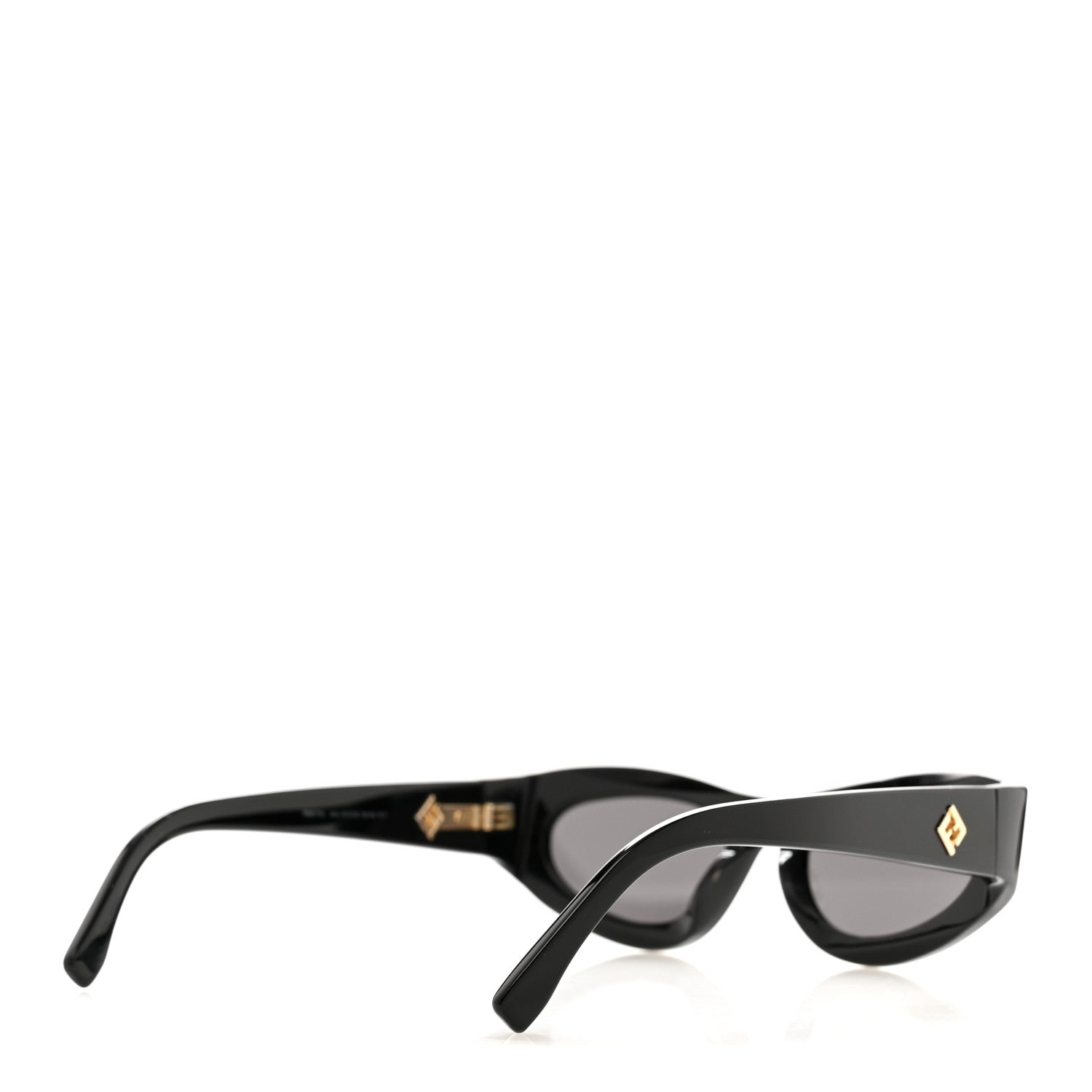 Fendi Acetate FF Diamonds Cat Eye Sunglasses FE40177U Black 4 of 7