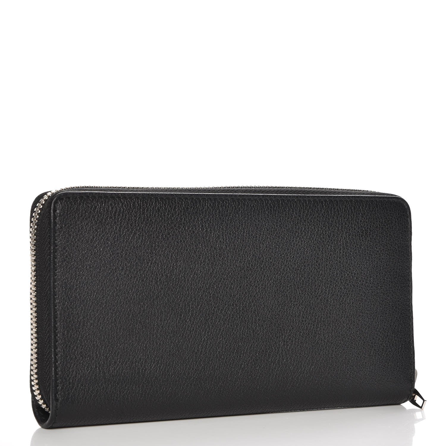Balenciaga Calfskin Multi Bow Money Wallet Black 3 of 8