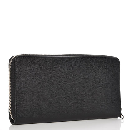 Balenciaga Calfskin Multi Bow Money Wallet Black 3 of 8