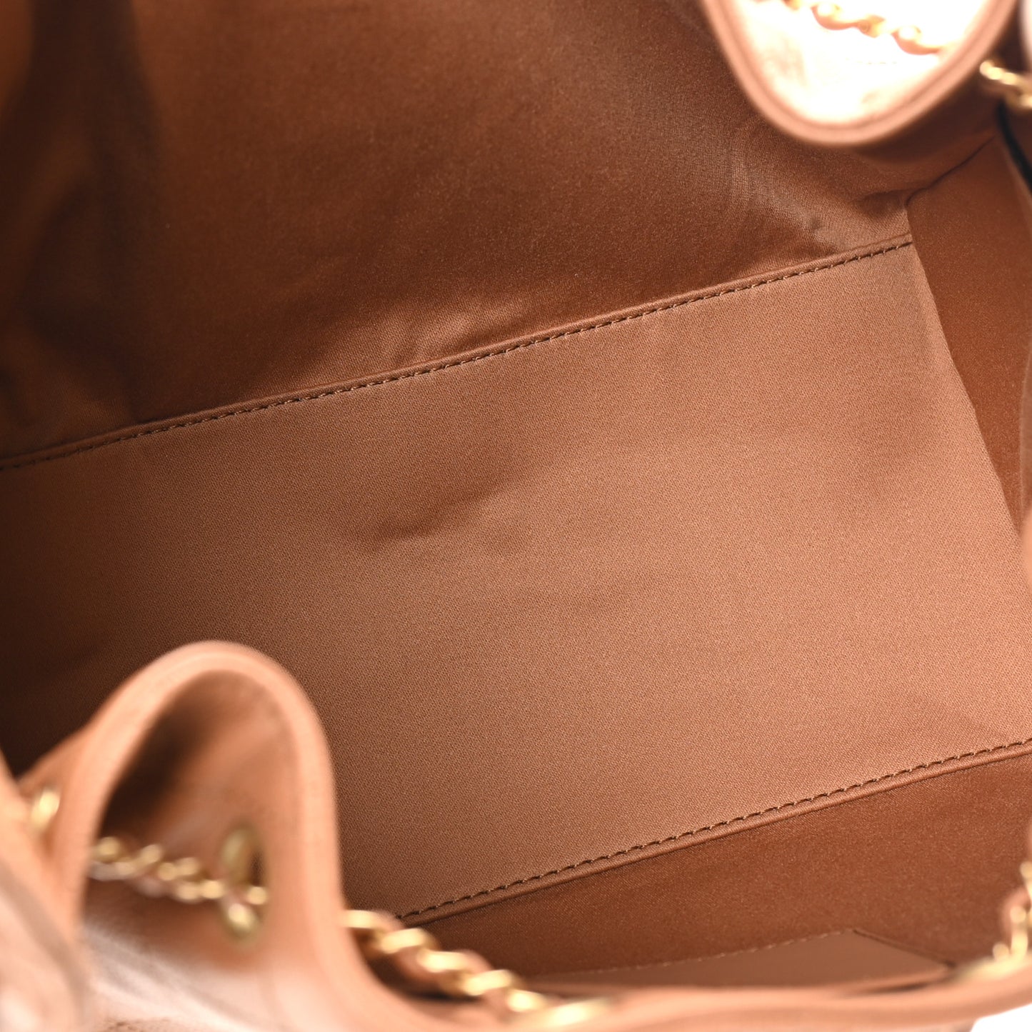 Caviar Quilted Small Chanel 25 Handbag Brown